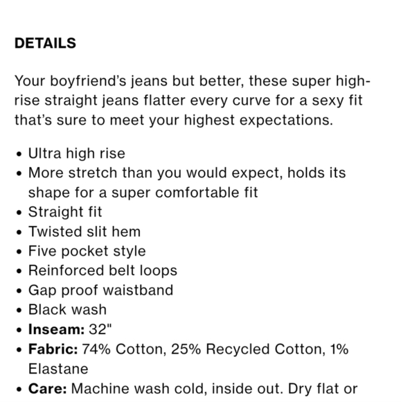 Good American Good Boy Straight Jean - Black270 - Sz 4 - NWT - Picture 13 of 14